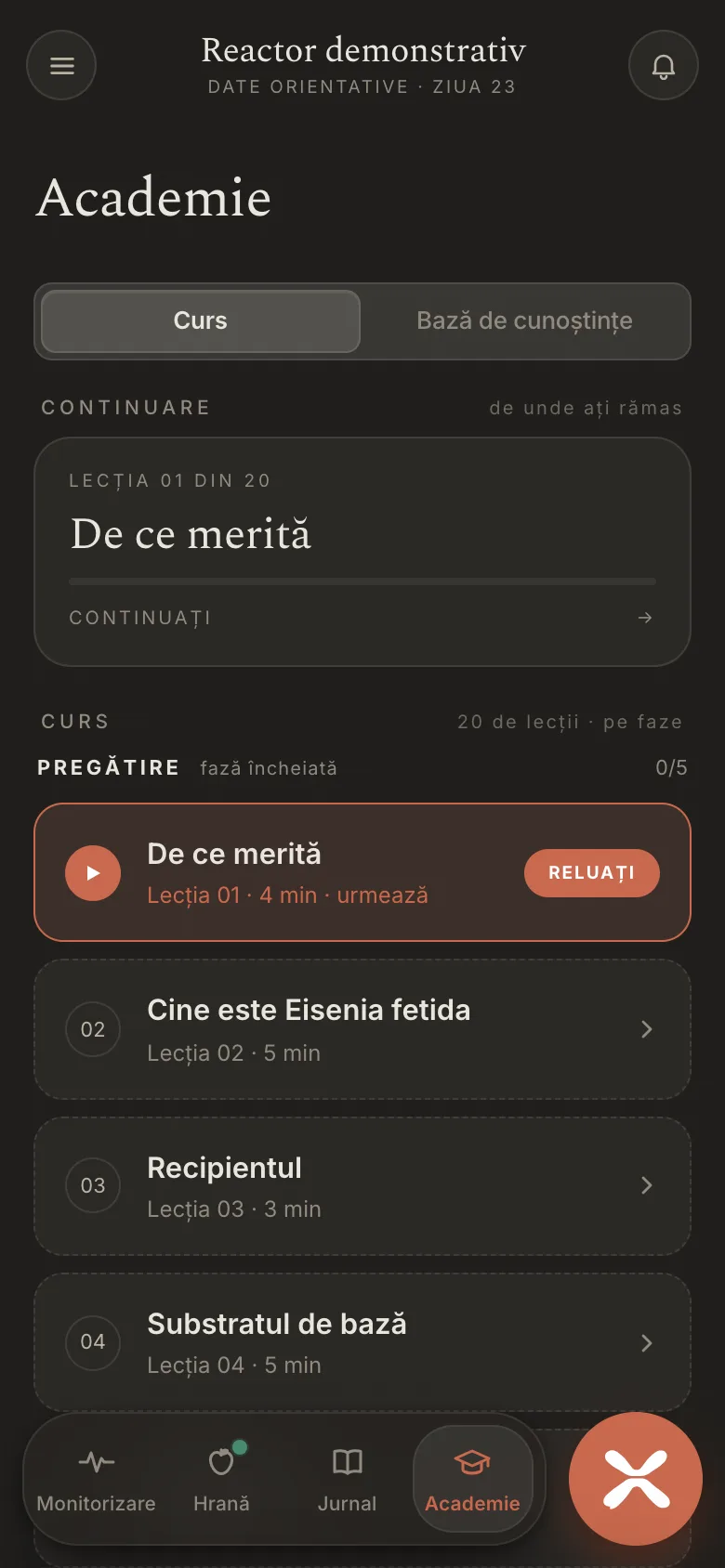 Ecranul Academiei
