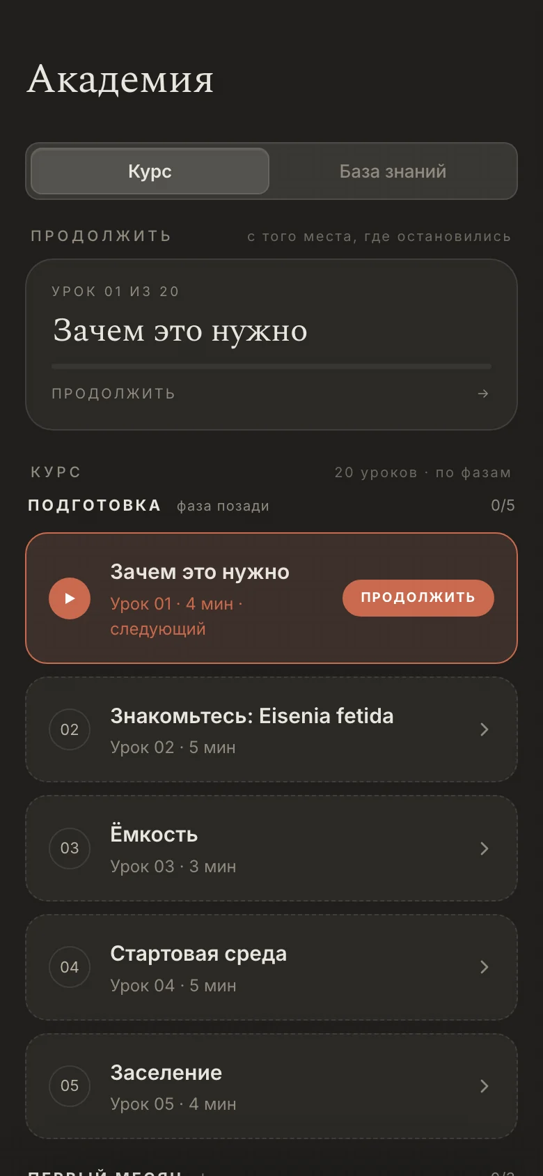 Экран академии